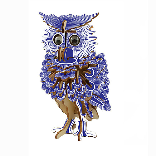 

3D Puzzle Paper Model Model Building Kit Bird Eagle Owl Animals DIY Simulation Hard Card Paper Classic Kid's Unisex Boys' Toy Gift