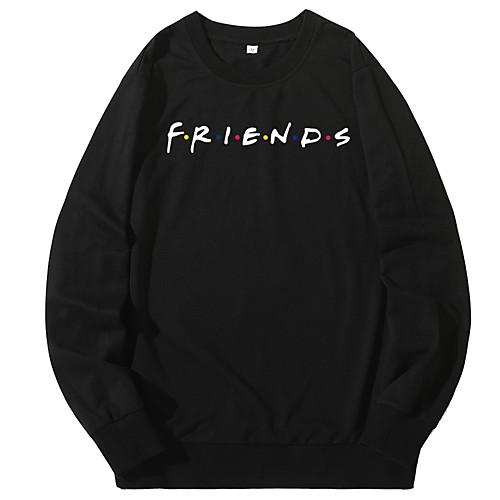 

Women's Pullover Sweatshirt Graphic Text Letter Daily Casual Hoodies Sweatshirts White Black Blue