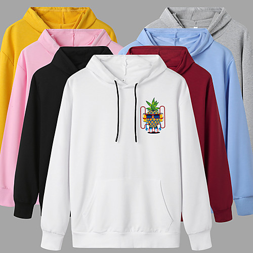 

Women's Hoodie Pullover Artistic Style Hoodie Cartoon Sport Athleisure Hoodie Top Long Sleeve Warm Soft Oversized Comfortable Everyday Use Exercising General Use / Winter