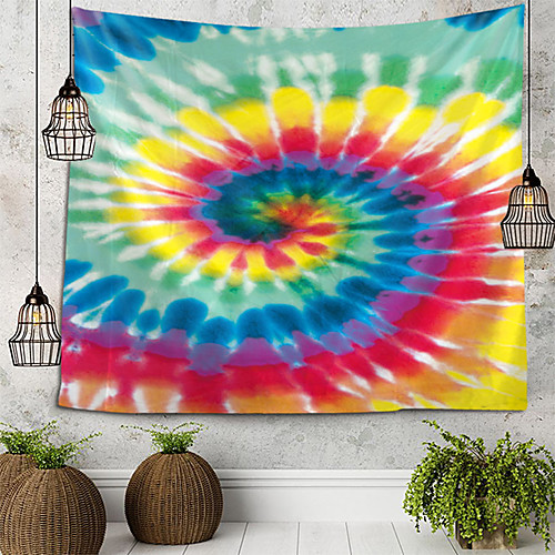 

Tie-dye Abstract Illustration Tapestry Wall Hanging Tapestries Wall Blanket Wall Art Wall Decor Landscape Painting Tapestry Wall Decor