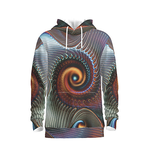 

Men's Daily Pullover Hoodie Sweatshirt Abstract Graphic Hooded Basic Hoodies Sweatshirts Brown