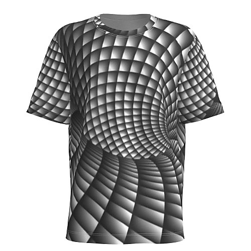 

Men's T shirt 3D Print Graphic Abstract Short Sleeve Daily Tops Basic Gray