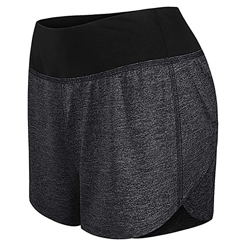 

Women's Yoga Shorts Shorts Bottoms Tummy Control Breathable Moisture Wicking Black Purple Blue Yoga Fitness Gym Workout Sports Activewear Stretchy