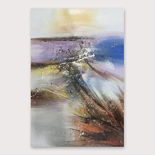 

Oil Painting Hand Painted Vertical Abstract Modern Stretched Canvas