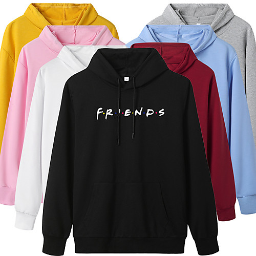

Women's Hoodie Pullover Artistic Style Hoodie Letter Printed Sport Athleisure Hoodie Top Long Sleeve Warm Soft Oversized Comfortable Everyday Use Exercising General Use / Winter