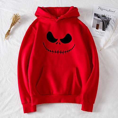 

Women's Pullover Hoodie Sweatshirt Geometric Daily Other Prints Halloween Hoodies Sweatshirts Purple Red Blushing Pink
