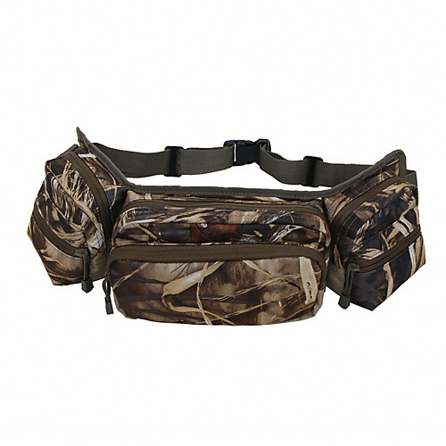 

7 L Hiking Waist Bag Rain Waterproof Wearable Outdoor Hiking Military / Tactical Trail Cloth Camouflage