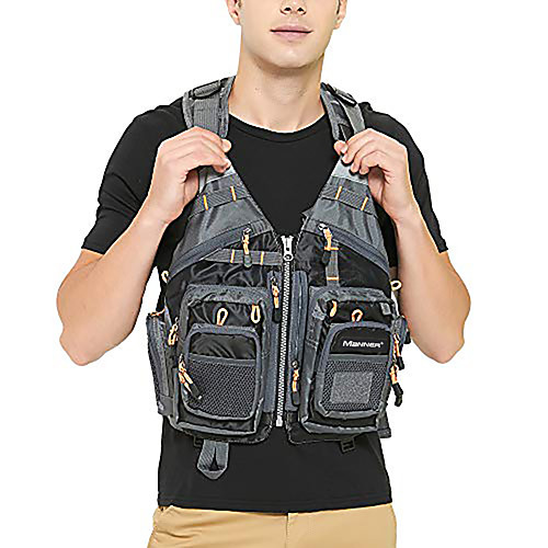 

Fly Fishing Vest for Men and Women with Breathable Mesh, Trout Fishing Gear, for Outdoors Stream Fishing