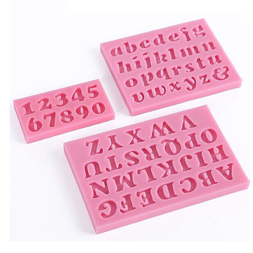 

Cake Decorating Tools Silicone Chocolate Mold Letter And Number Fondant Molds Cookies Bakeware Tools