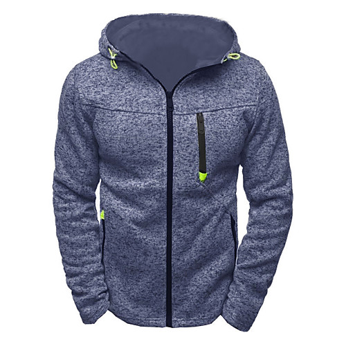 

Men's Hoodie Solid Colored Daily Basic Casual Hoodies Sweatshirts Black Blue Light gray