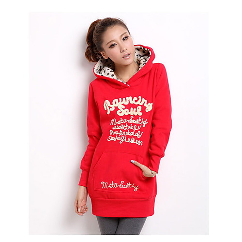 

Women's Pullover Hoodie Sweatshirt Graphic Text Letter Daily Casual Hoodies Sweatshirts Black Red