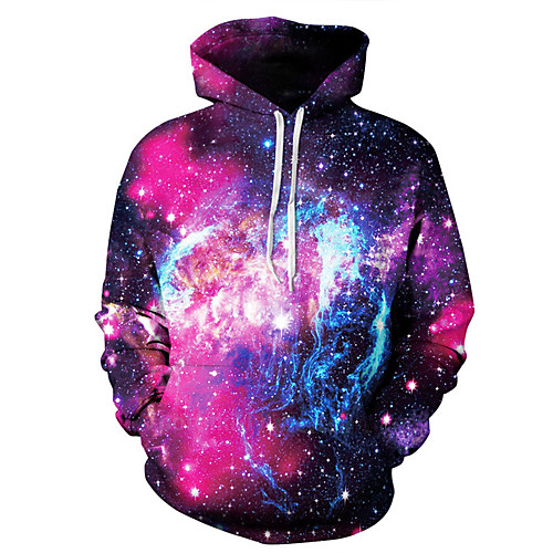 

Men's Pullover Hoodie Sweatshirt Graphic Hooded Daily Weekend 3D Print Basic Casual Hoodies Sweatshirts Red