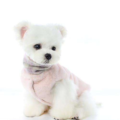 

Dog Coat Jumpsuit Plaid / Check Reversible Cute Casual / Daily Winter Dog Clothes Puppy Clothes Dog Outfits Warm Pink Gray Costume for Girl and Boy Dog Polyster XS S M L XL
