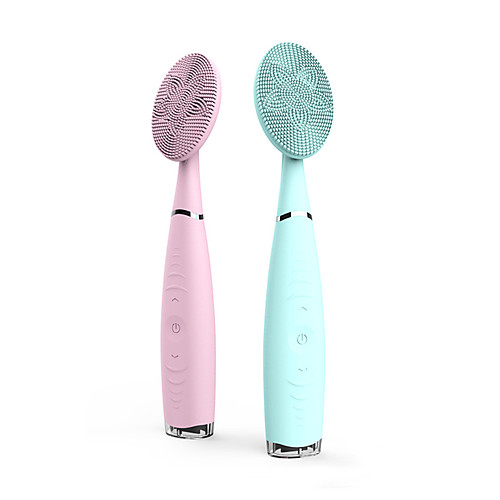 

Sonic Silicone Facial Cleansing Apparatus Rechargeable Hand-held Facial Washing Apparatus Electric Household Portable Facial Cleansing Massage Apparatus Rechargeable 5 Speeds