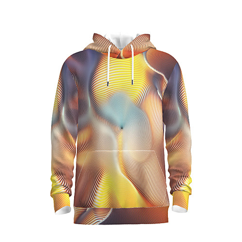 

Men's Pullover Hoodie Sweatshirt Graphic Abstract Daily 3D Print Basic Hoodies Sweatshirts Orange