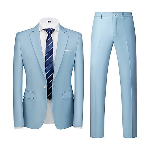 

Tuxedos Standard Fit Shawl Collar Single Breasted One-button Polyester Waves