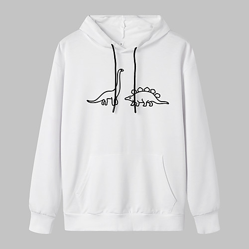 

Women's Pullover Hoodie Sweatshirt Graphic Daily Weekend Basic Casual Hoodies Sweatshirts White Black Blue