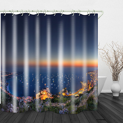 

Gulf City Boat Shower Curtains & Hooks Modern Polyester New Design