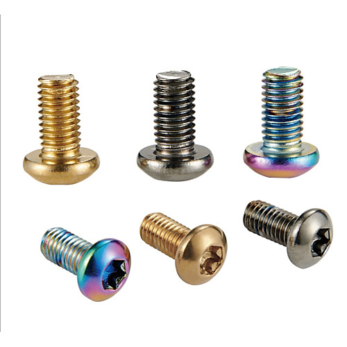 

ASIR Bike Brakes & Parts Screws High Strength Durable For Road Bike Mountain Bike MTB Folding Bike Recreational Cycling Cycling Bicycle Steel Alloy Multi color Grey Gold