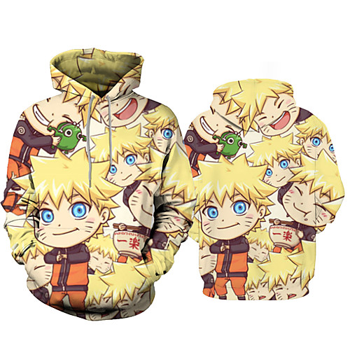 

Inspired by Naruto Cosplay Costume Hoodie Polyster Print Printing Hoodie For Men's / Women's