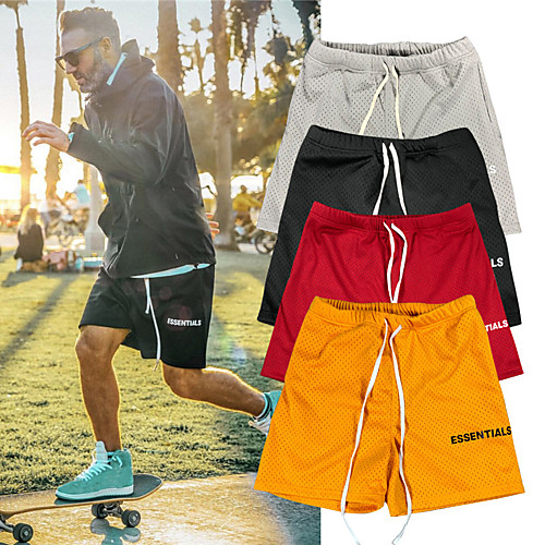 

Women's Men's Running Shorts Sweatshorts Athletic Shorts Bottoms Drawstring Mesh Fitness Gym Workout Running Jogging Cycling Lightweight Breathable Moisture Wicking Normal Sport White Black Red