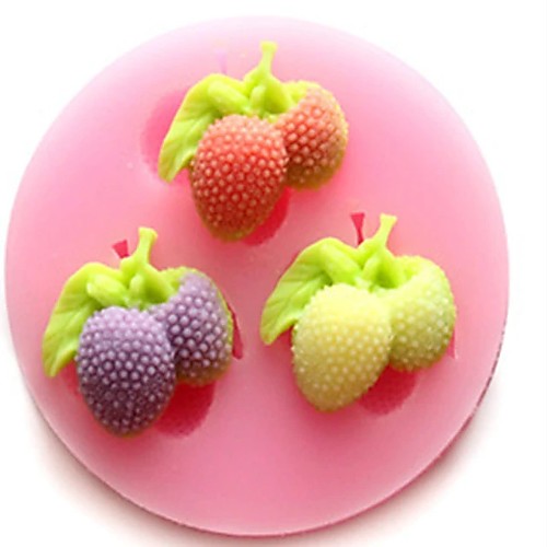 

1Pcs Diy Cake Mould Strawberry Mould For Chocolate Or Cake High Quality 6Cm1.2Cm