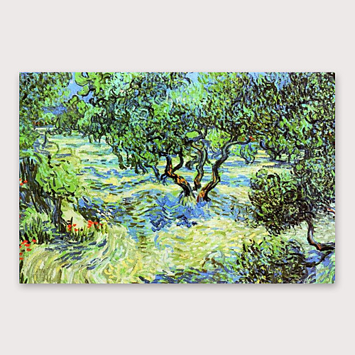 

Oil Painting Hand Painted Horizontal Abstract Landscape Modern Stretched Canvas