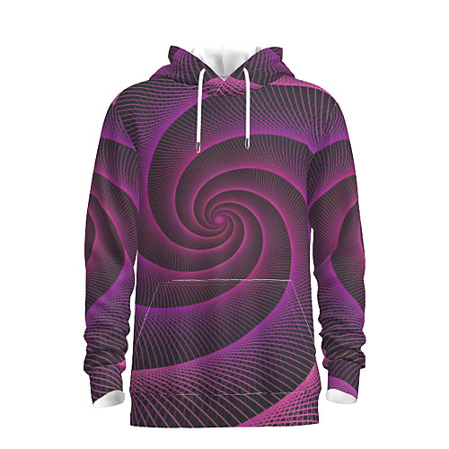

Men's Daily Pullover Hoodie Sweatshirt Abstract Graphic Hooded Basic Hoodies Sweatshirts Purple