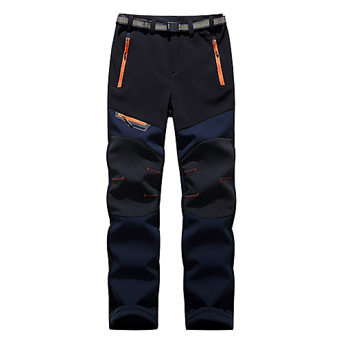 

Men's Hiking Pants Trousers Winter Outdoor Thermal Warm Waterproof Portable Windproof Spandex Pants / Trousers Bottoms Dark Grey Army Green Dark Navy Camping / Hiking Hunting Climbing S M L XL XXL