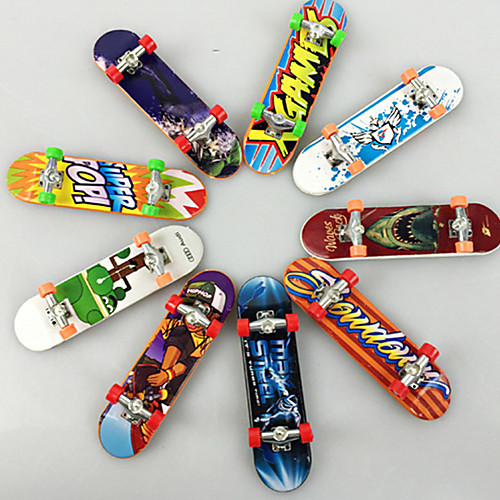 

10 pcs Finger skateboards Mini fingerboards Finger Toys Plastic Office Desk Toys Cool Matte Surface Kid's Teen Unisex Party Favors for Kid's Gifts