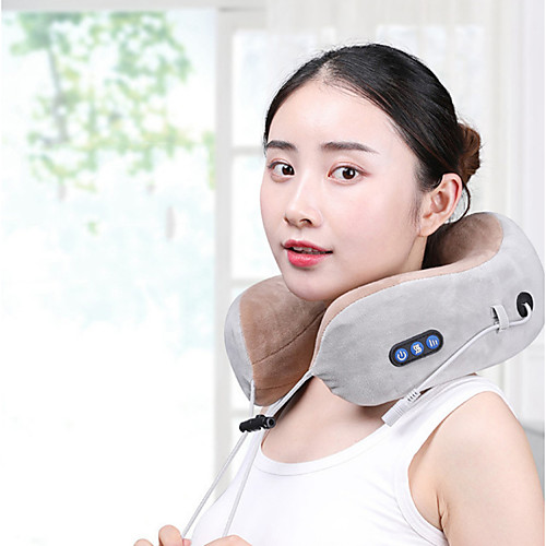 

Cervical Spine Massager Multifunctional Kneading Heating Electric Vibration Charging Portable Home U-Shaped Massage Pillow Neck Protector