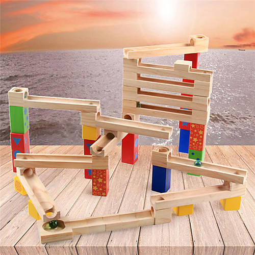 

Board Game Marble Track Set 1 pcs Wooden Boys' Girls' Kid's Toy Gift
