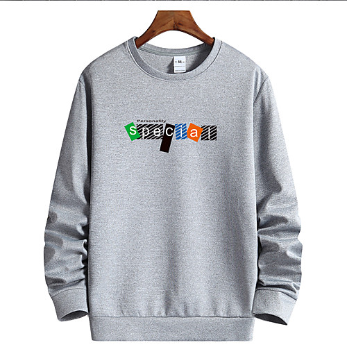 

Men's Pullover Sweatshirt Graphic Text Letter Daily Going out Casual Streetwear Hoodies Sweatshirts White Black Blue