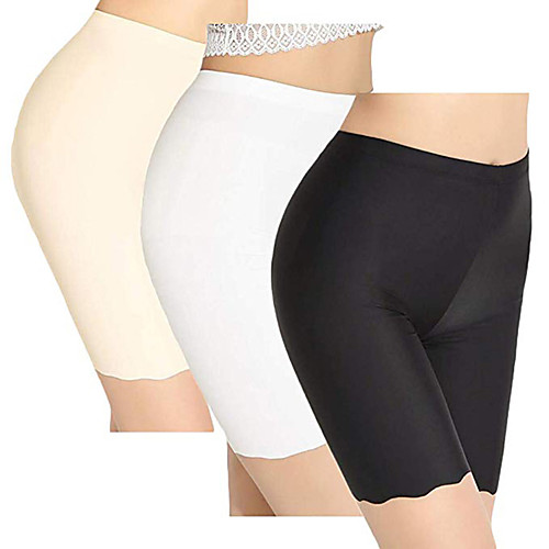 

Women's Yoga Shorts Shorts Bottoms Tummy Control Butt Lift Breathable White Black Beige Yoga Fitness Gym Workout Sports Activewear Stretchy