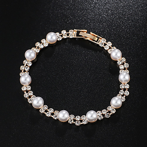

Women's Bracelet Classic Mini Fashion Rose Gold Plated Bracelet Jewelry Rose Gold / Silver For Daily
