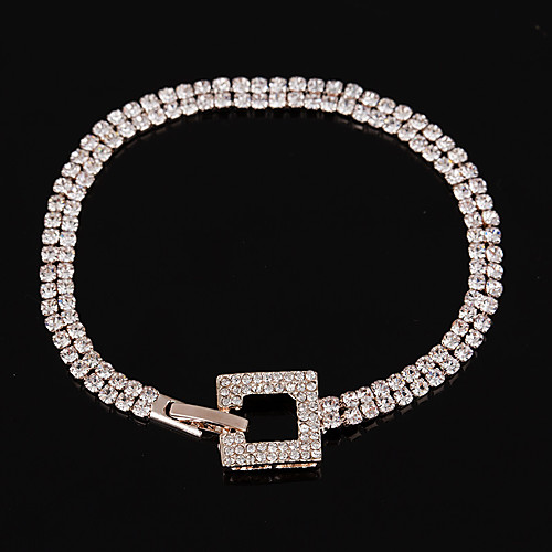 

Women's White AAA Cubic Zirconia Bracelet Classic Star Fashion Rose Gold Plated Bracelet Jewelry Rose Gold For Wedding Party Gift Daily