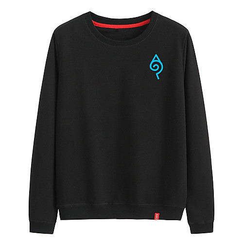 

Women's Sweatshirt Pullover Black White Pink Artistic Style Crew Neck Cartoon Cute Sport Athleisure Sweatshirt Top Long Sleeve Warm Soft Comfortable Everyday Use Causal Exercising General Use