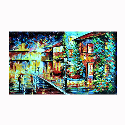 

Oil Painting Hand Painted Horizontal Panoramic Landscape Still Life Modern Rolled Canvas (No Frame)