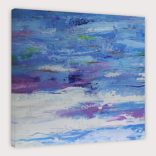 

Oil Painting Hand Painted Square Abstract Modern Stretched Canvas