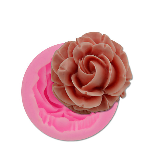 

Rose Silicone Cake Mold 3D Flower Fondant Mold Cupcake Jelly Candy Chocolate Decoration Baking Tool Moulds