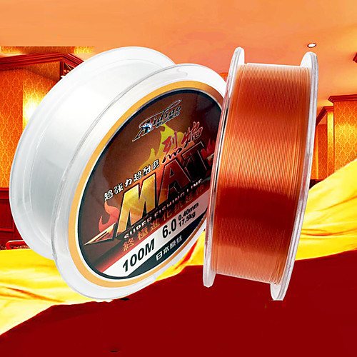 

Monofilament Fishing Line 100M / 110 Yards Nylon 100LB Abrasion Resistant