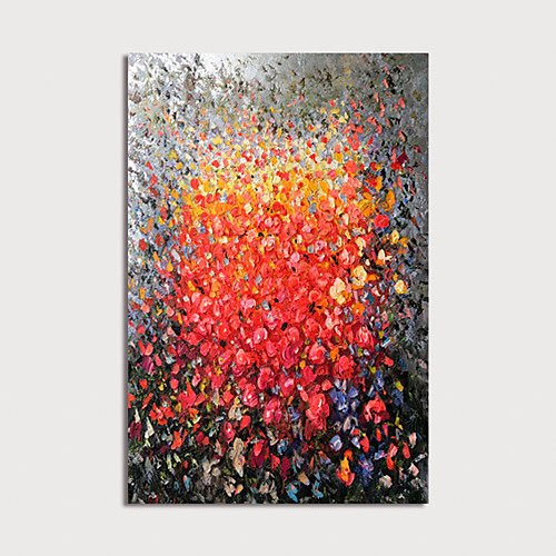 

Oil Painting Hand Painted Vertical Abstract Modern Stretched Canvas