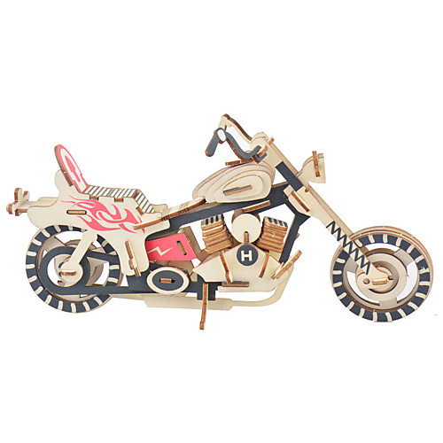 

Moto 3D Puzzle Wooden Puzzle Wooden Model Wood Kid's Adults' Toy Gift