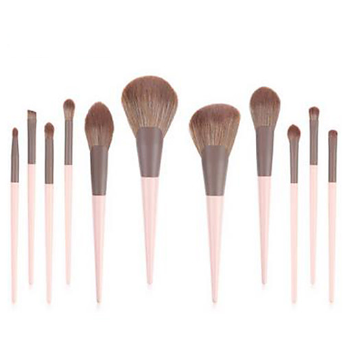 

Professional Makeup Brushes 11pcs Professional Soft Full Coverage Comfy Artificial Fibre Brush Wooden / Bamboo for Eyeliner Brush Makeup Brush Eyeshadow Brush