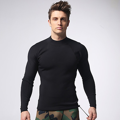 

MYLEDI Men's Wetsuit Top 1.5mm Neoprene Diving Suit Top Thermal / Warm Long Sleeve Swimming Diving Spring Summer Fall