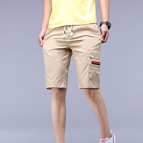 

Men's Hiking Shorts Hiking Cargo Shorts Solid Color Summer Outdoor 10 Loose Breathable Quick Dry Soft Sweat-wicking Shorts Bottoms Black Khaki Green Hunting Fishing Climbing 28 29 30 31 32