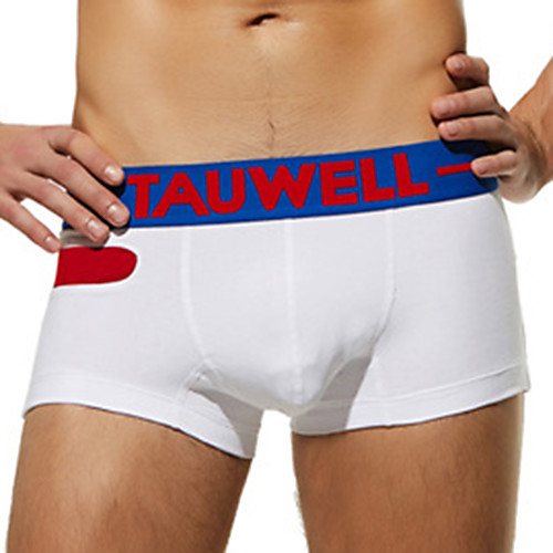

TAUWELL Men's Sports Underwear Shorts Boxer Briefs Bottoms Cotton Winter Fitness Gym Workout Performance Running Training Breathable Quick Dry Soft Sport White Black Dark Gray Light Gray Dark Blue