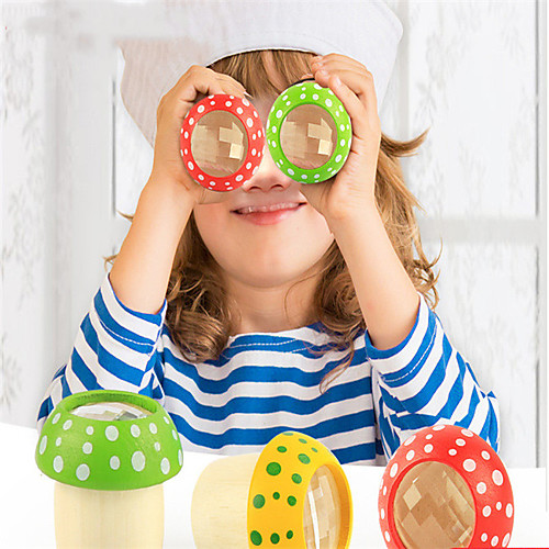 

Random Colors Kaleidoscope Wooden Toys Funny Wooden Wood 1 pcs Kids Boys and Girls Toy Gift