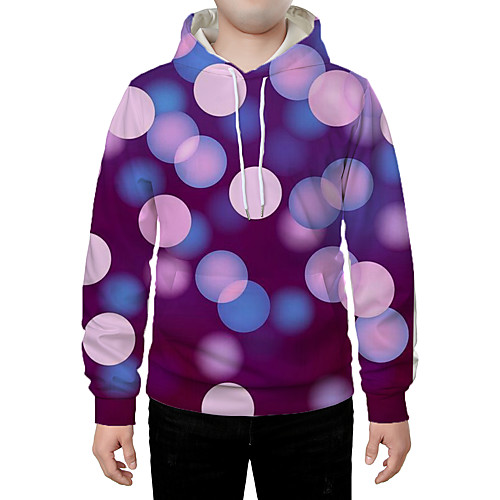 

Men's Hoodie Graphic Daily Going out 3D Print Casual Hoodies Sweatshirts Purple