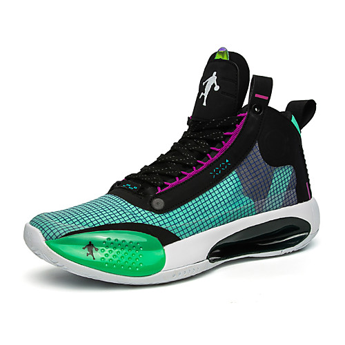 

Men's Fashion Sneakers Sporty Athletic Basketball Running Skate Shoes PU Non-slipping Black / Gold Black and White Orange Color Block Spring & Summer